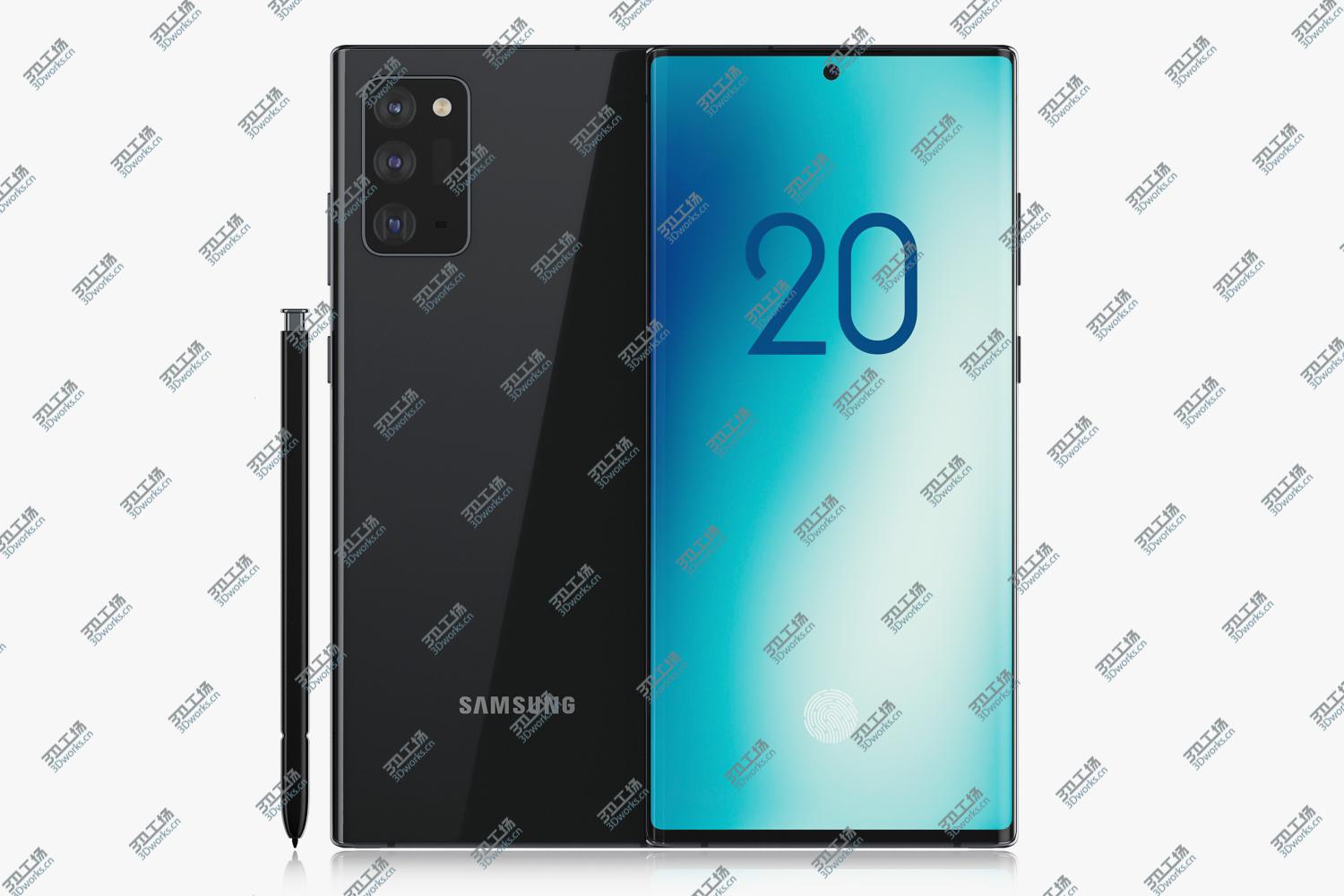 images/goods_img/202105074/3D Samsung Galaxy Note 20 & 20 Plus black/3.jpg
